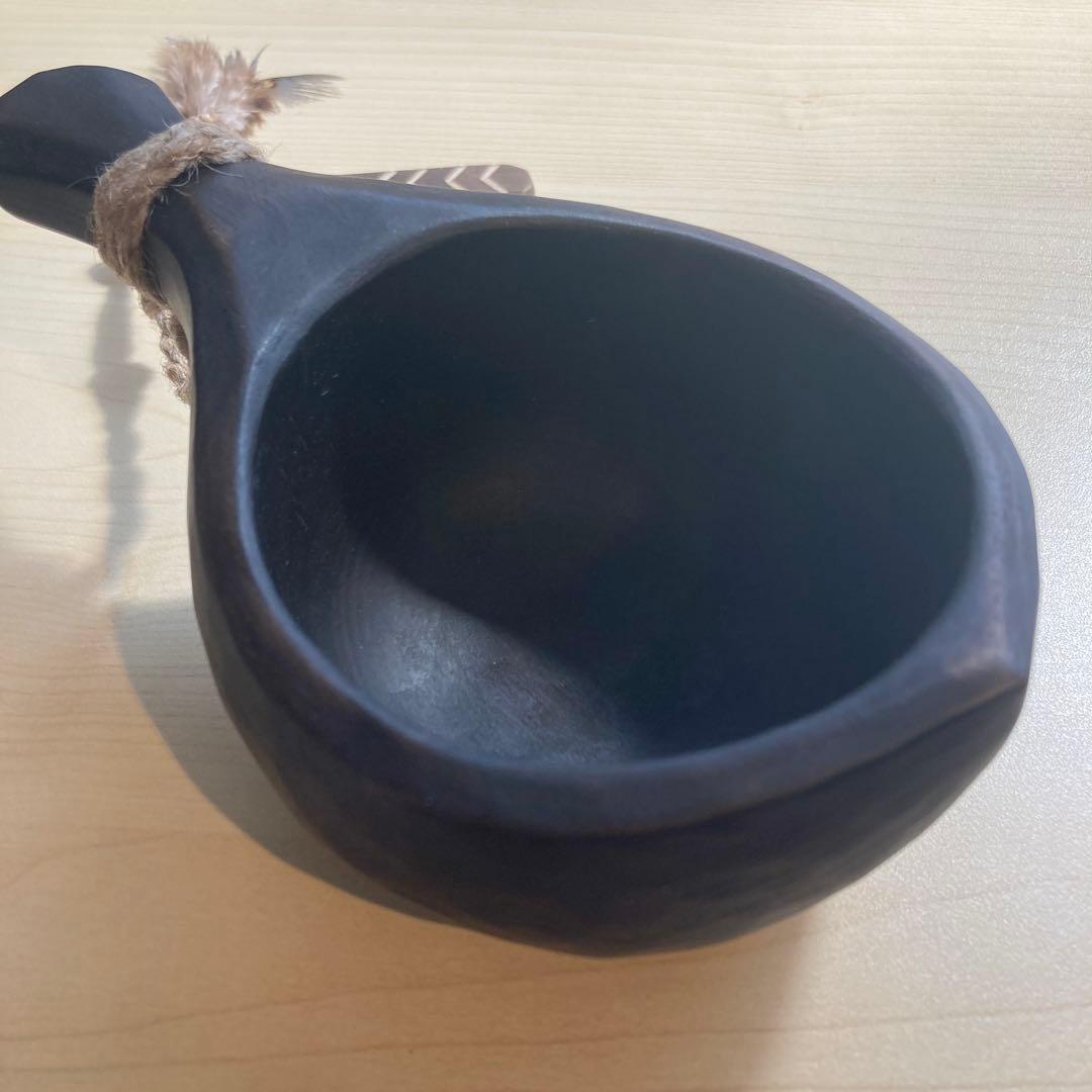 【新品】ソウルオブシベリア #1 ブラックペンダント　No.1800 ククサ