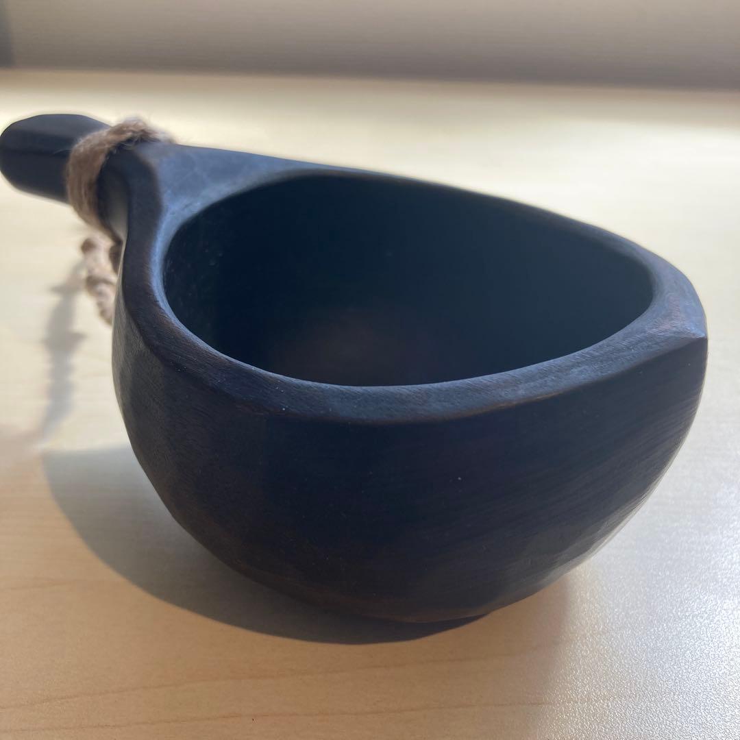 【新品】ソウルオブシベリア #1 ブラックペンダント　No.1800 ククサ