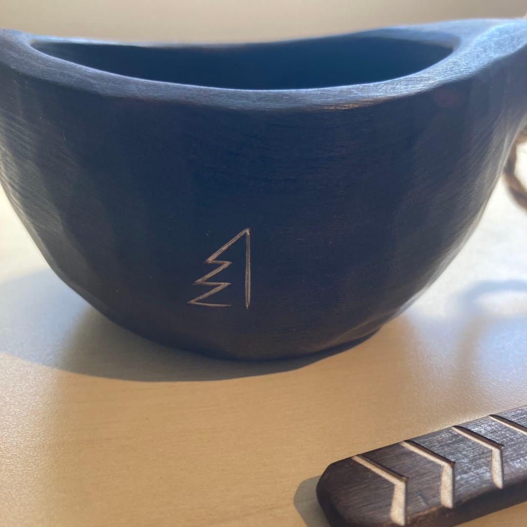 【新品】ソウルオブシベリア #1 ブラックペンダント　No.1800 ククサ