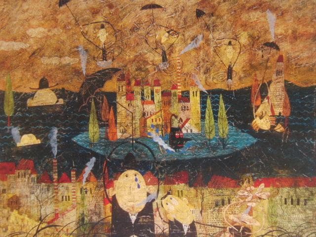 村岡顕美、ゆめ・・・、希少な額装用画集より、新品高級額装付、状態良好