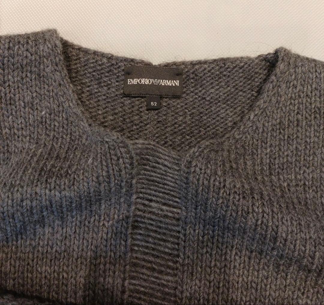 EMPORIO ARMANI メンズ トップス　モヘア混 長袖 ニットサイズ52