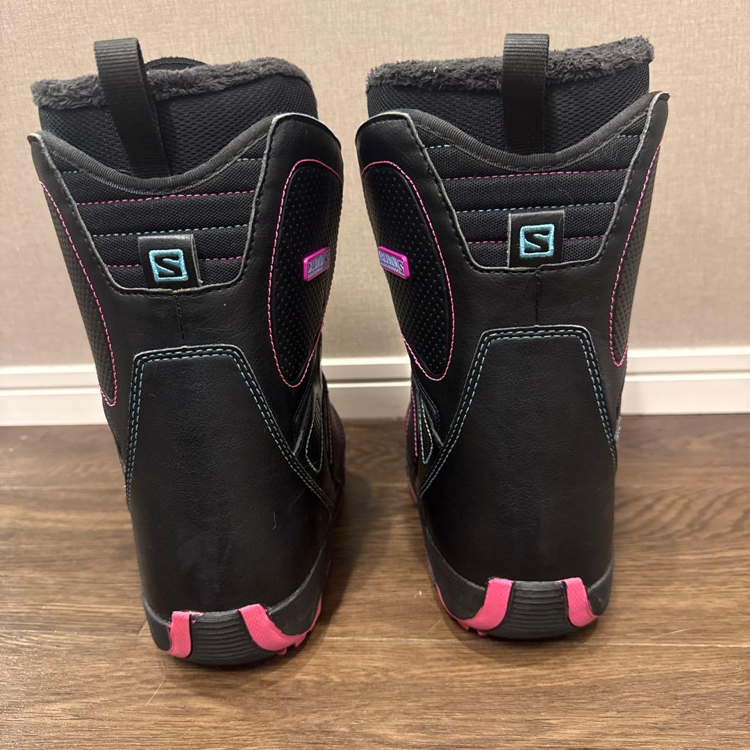 Salomon 女性用 スノーボードブーツ ブラック/ピンク 23.5cm