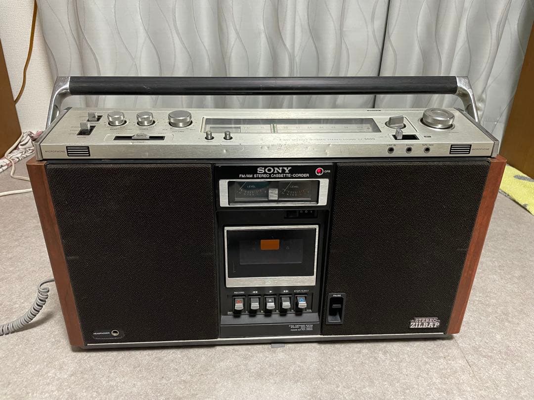 SONY CF-6600 FM/AM ステレオカセットコーダー