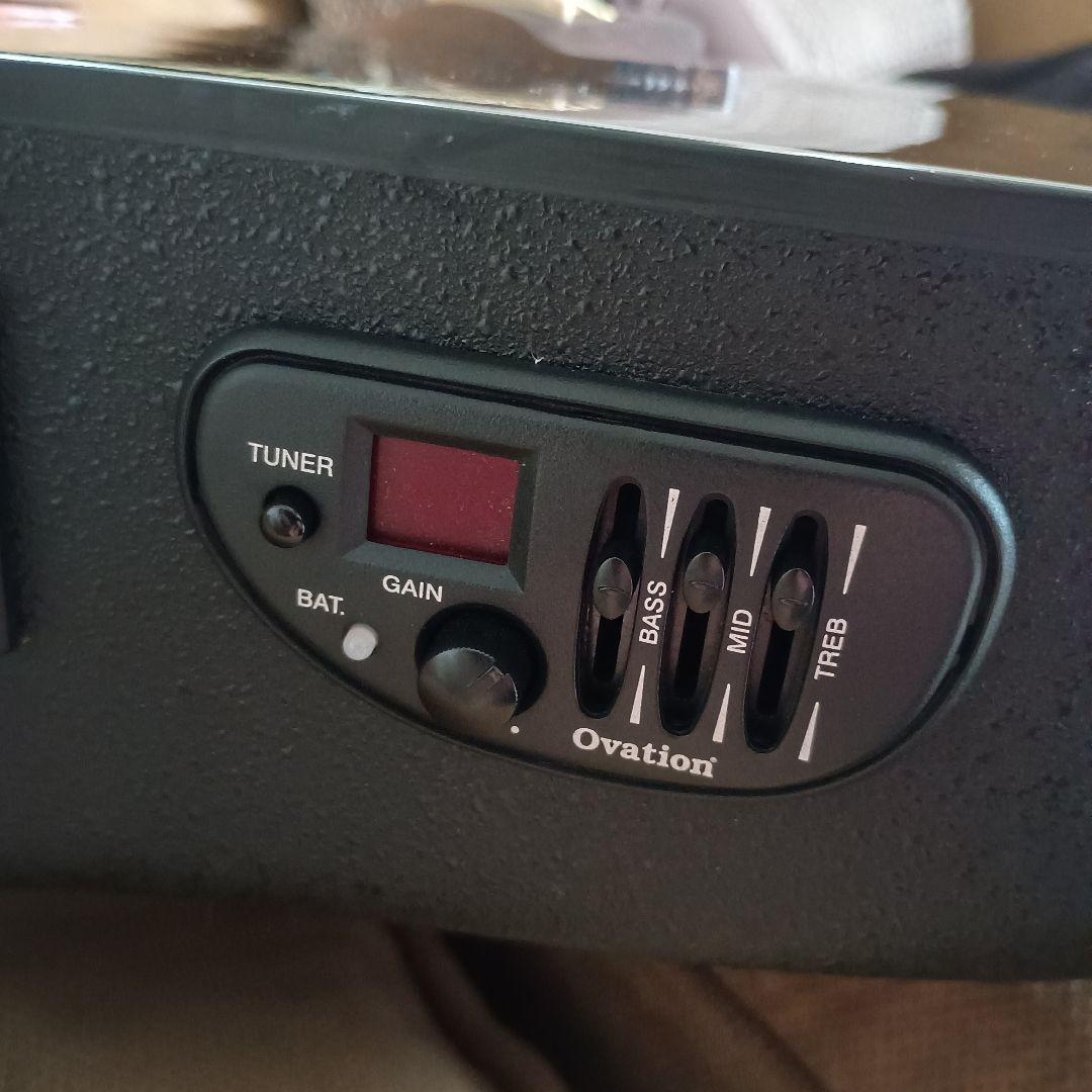 超美品　低弦高　Ovation エレアコギター 黒　Elite　おまけ付き