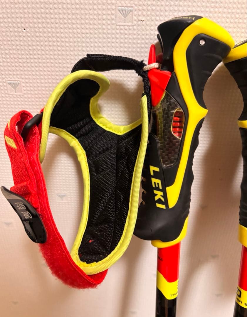 丸さま専用LEKI レキ スキーストック ベノム バリオ 3D 95～125cm