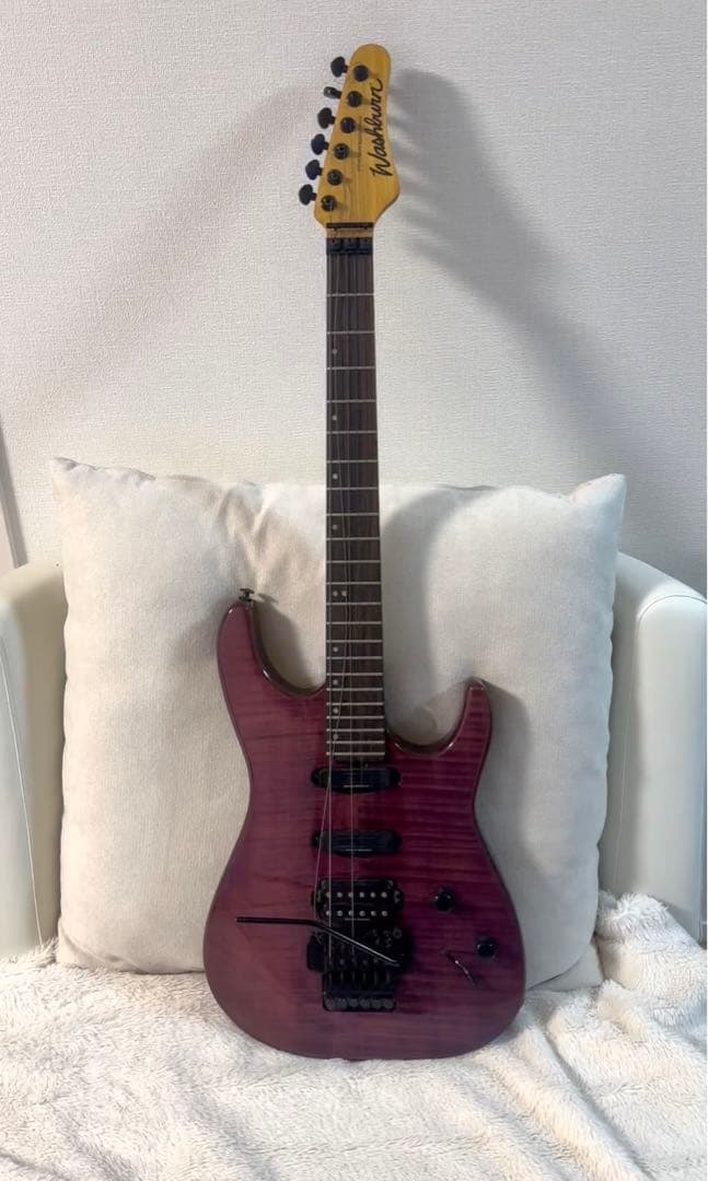 WASHBURN エレキギター パープル 6弦