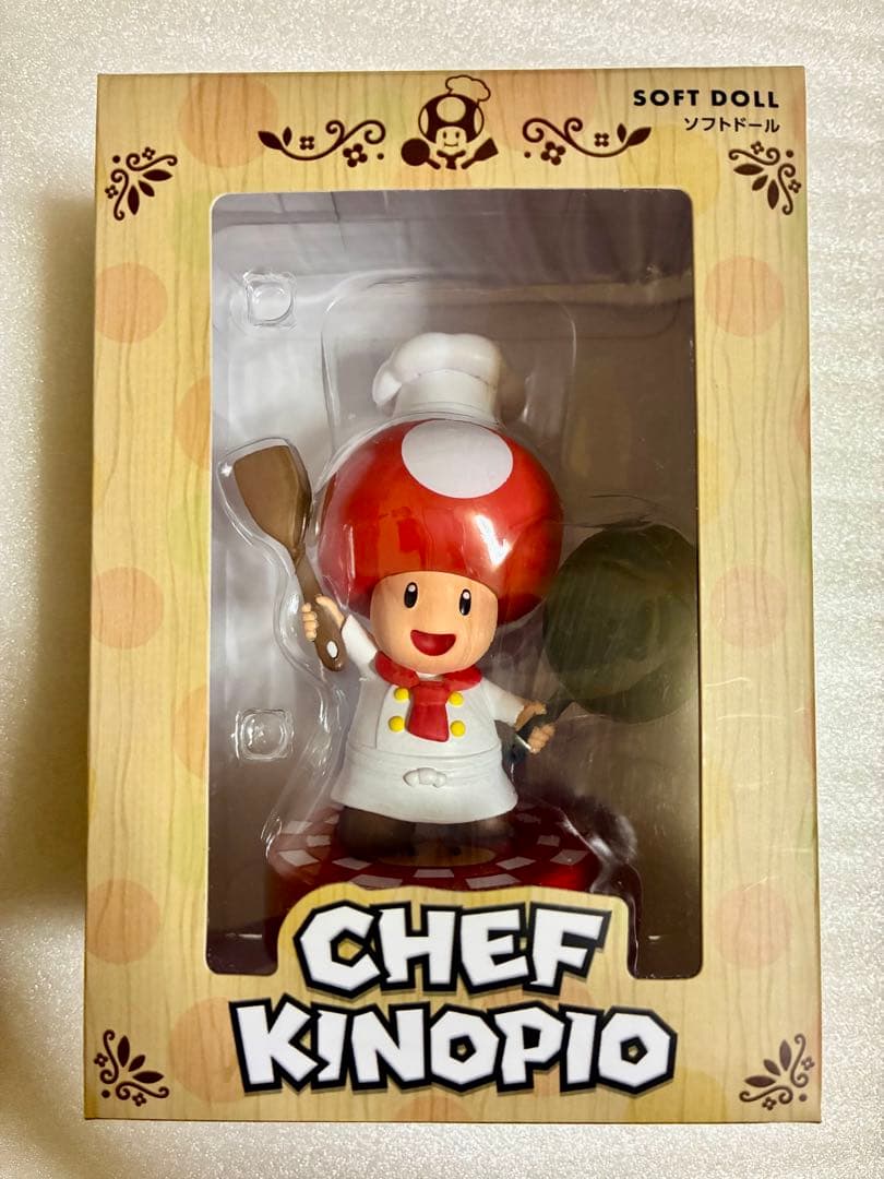 USJ限定　スーパーマリオ　シェフキノピオ　ソフトドールフィギュア