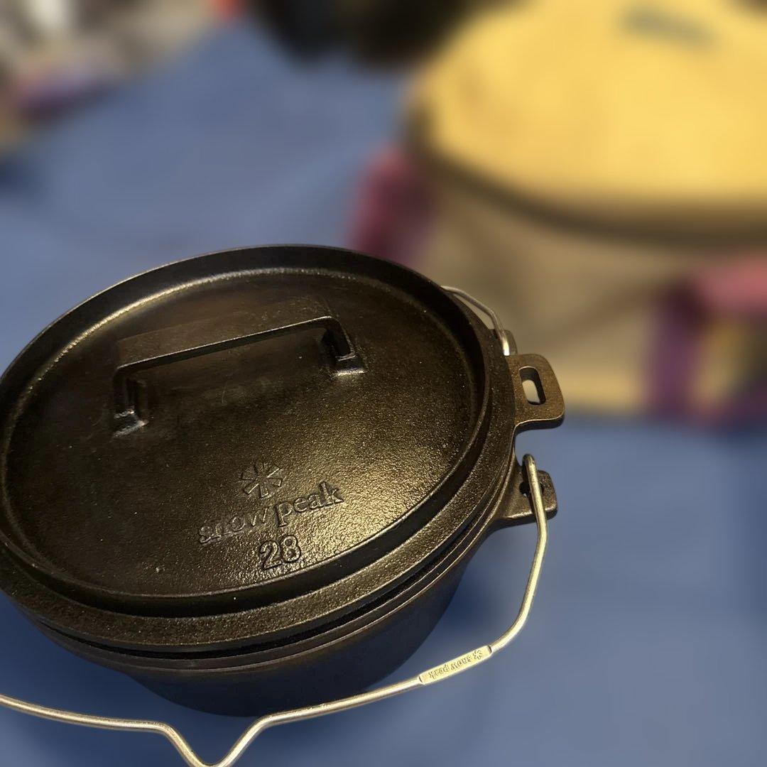 レア　スノーピーク　和鉄ダッチオーブン28初期型