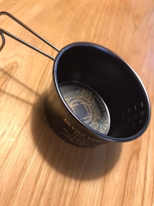 デバイスワークス　3周年限定　サイドグラフィックBLACK 深底シェラカップ