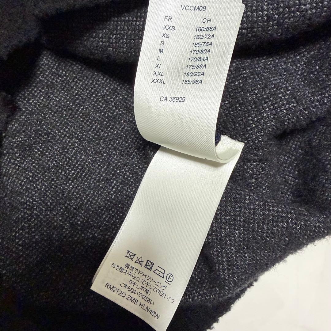 【超美品】LOUIS VUITTON ブラックニットセーター ディストレスト