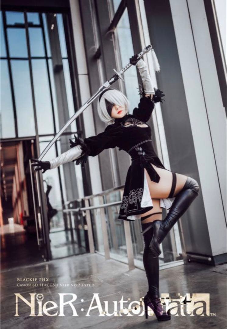NieR: Automata ニーアオートマタ2B 三分妄想 コスプレ M