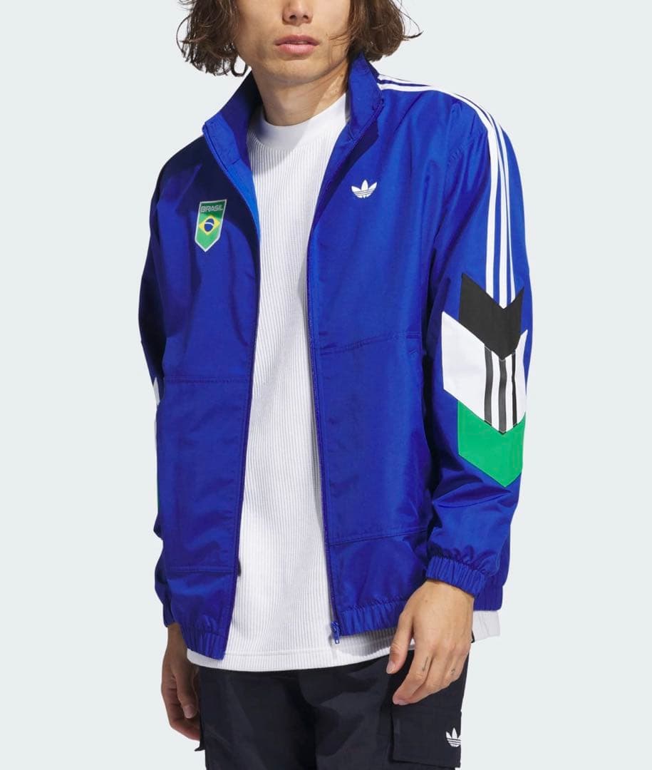 アディダスオリジナルス×クリオラ サッカー　ブラジル代表　ナイロンジャケット