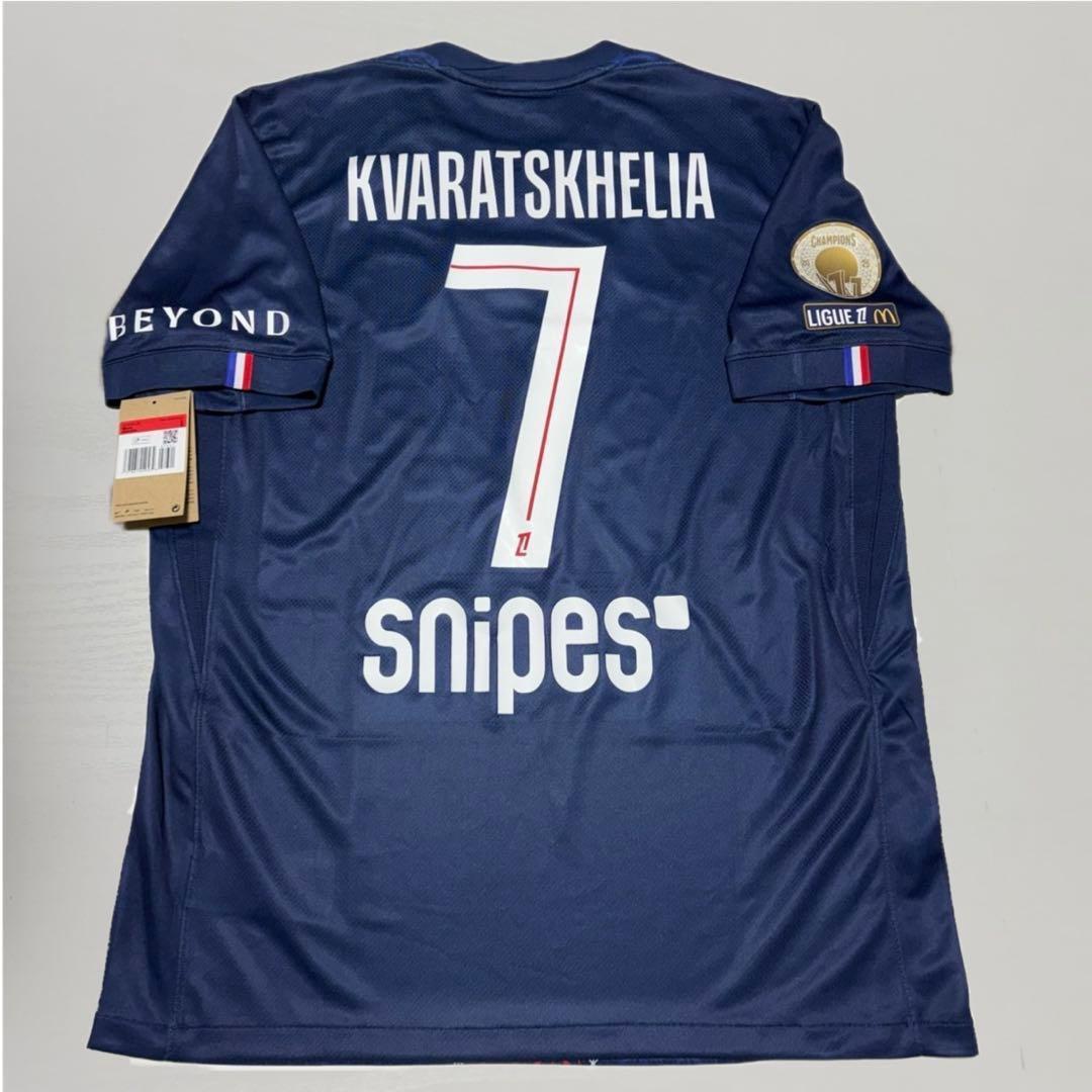 日本未対応 PSG フルマーキング パリ公式ストア2店舗限定　クヴァラツヘリア