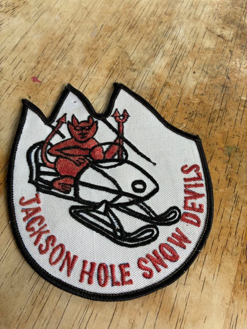 ビンテージ　デビル 悪魔　ノースノーネーム　ワッペン　ミッドセンチュリー