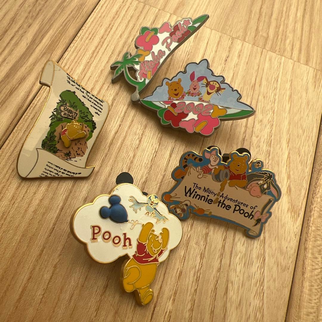 ディズニー　くまのプーさん　ピンバッジ まとめ売り　2002 pooh
