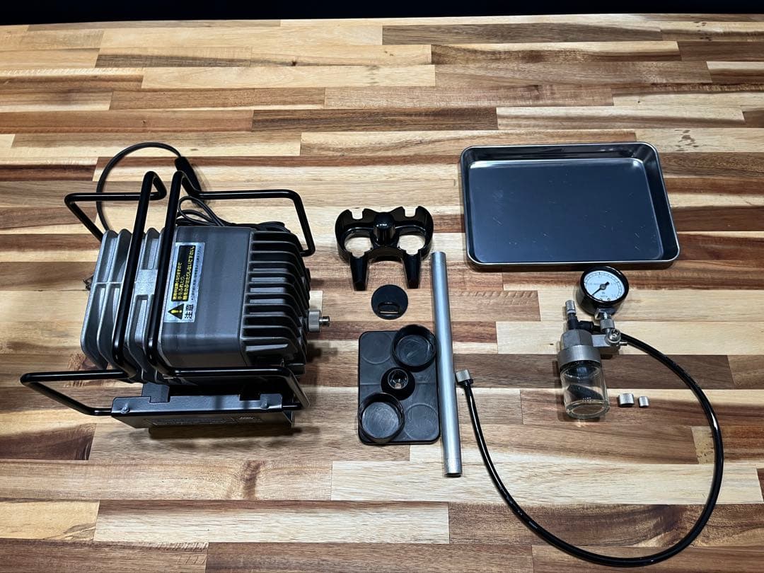 【美品】クレオス Mr.リニアコンプレッサーL7&レギュレーターセット