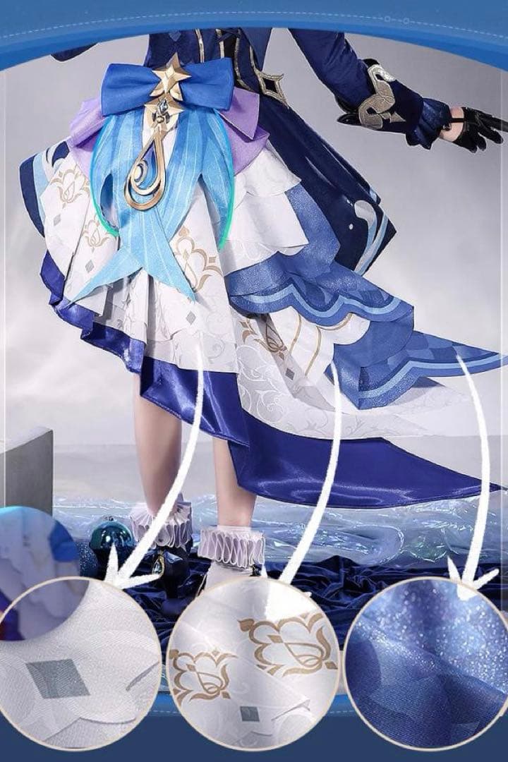 原神 白フリーナ コスプレ 三分妄想