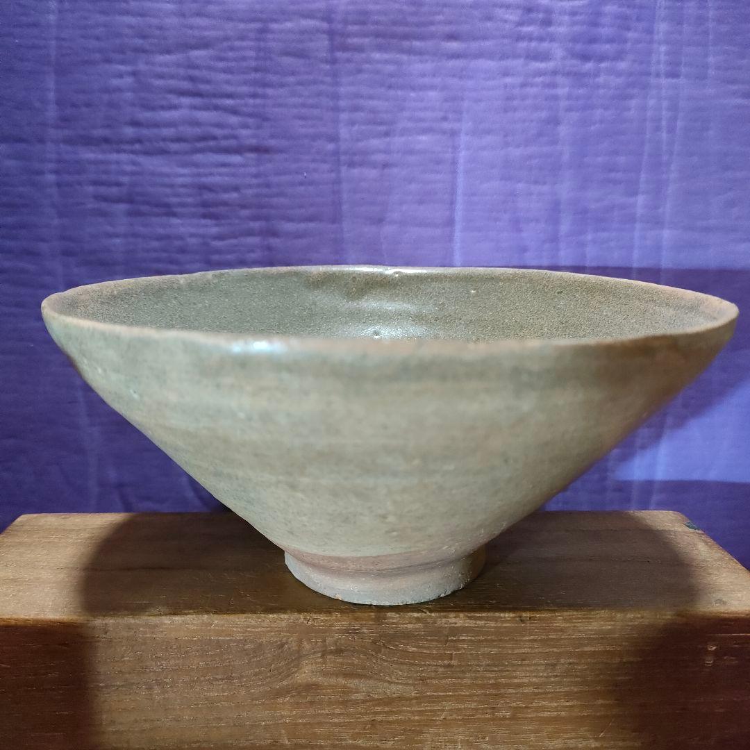 高麗青磁茶碗　朝鮮美術　時代物アンティーク