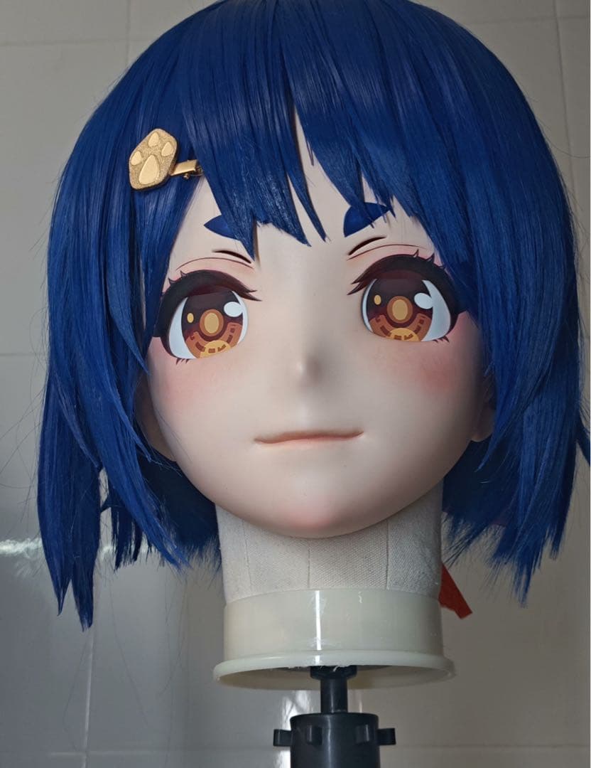 ゆ*ゆ様 「在庫あり」原神　香菱 3/4頭面　着ぐるみ　マスク　コスプレkigu