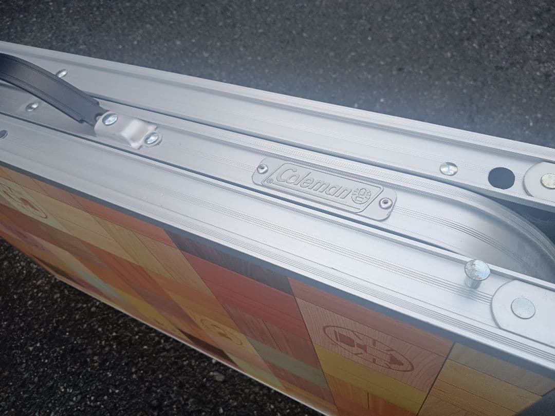 【Coleman】ナチュラルモザイクリビングテーブル/140 ②