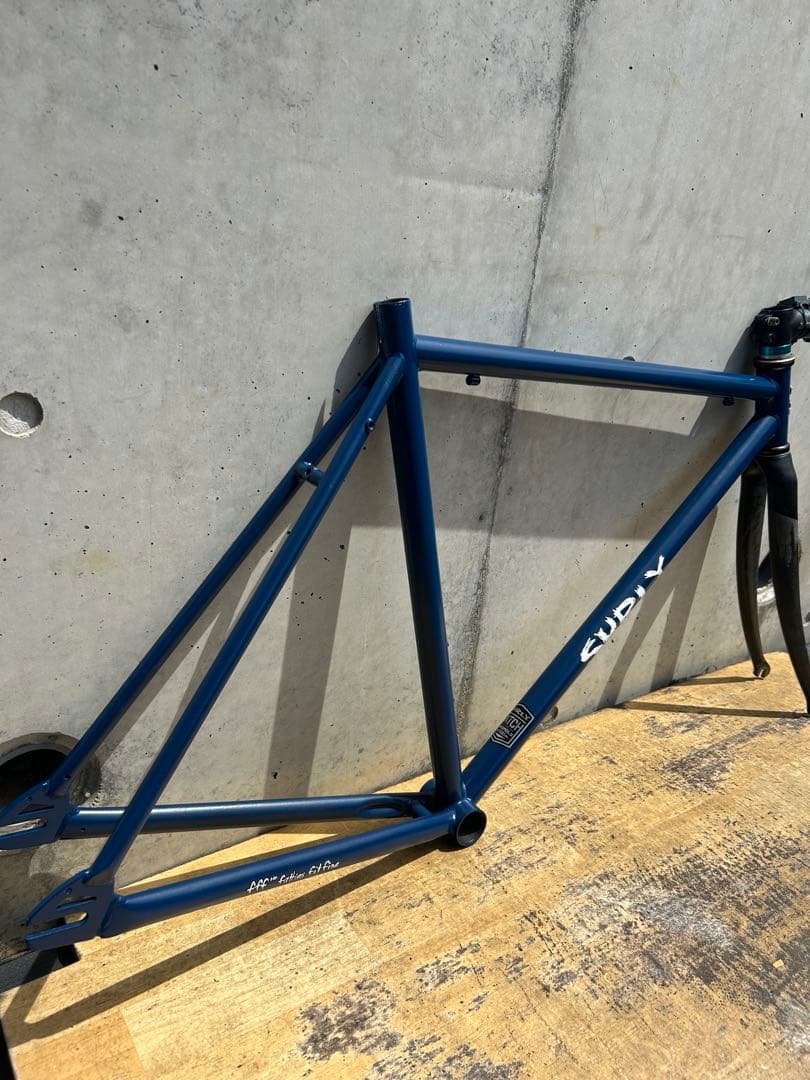 ピスト・シングルスピードフレーム ブルー