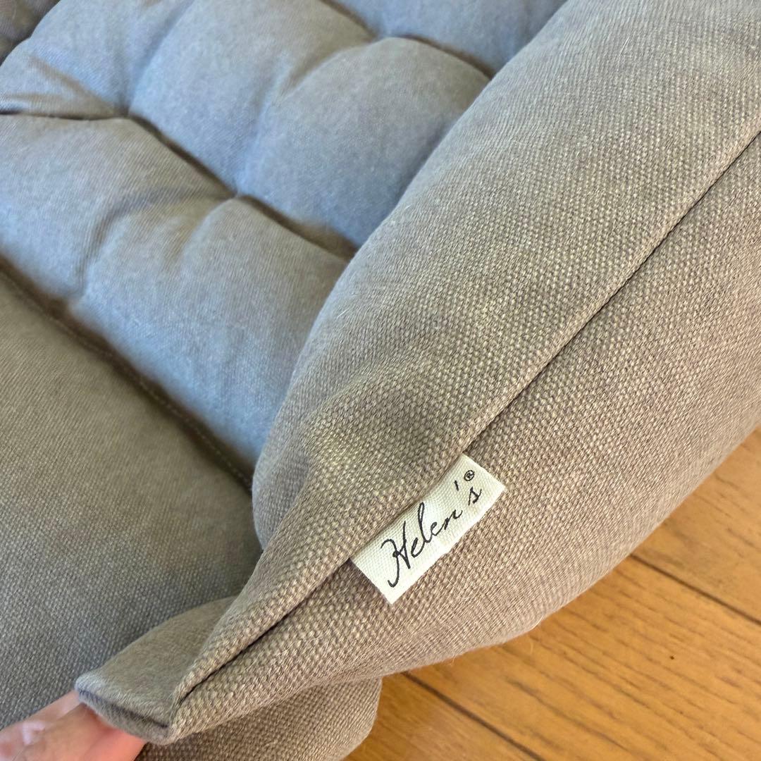 へレンズ 11号帆布生地 ペットベッド サイズLキャリークッション クレート