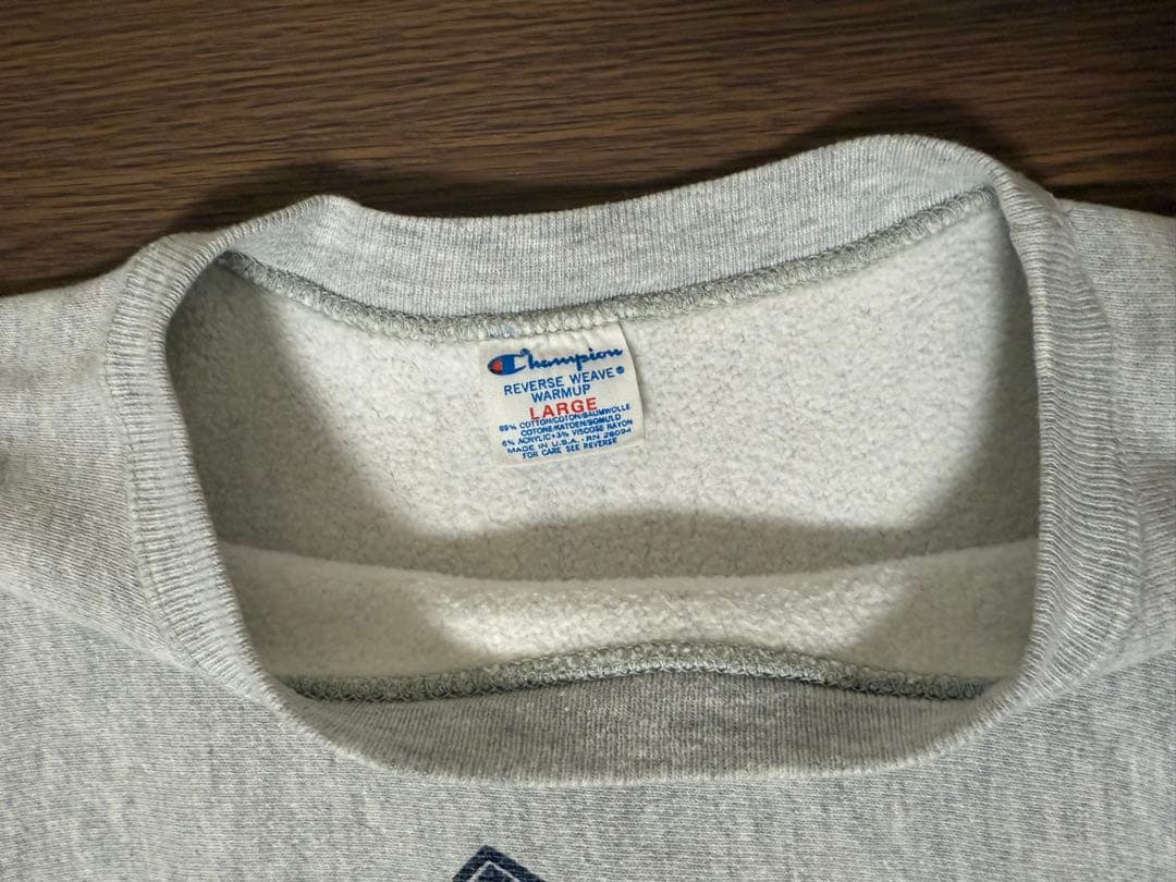 80s染み込み Champion チャンピオン リバースウィーブ USA 製 L