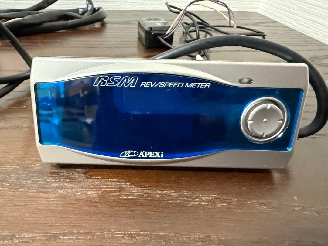 【ジャンク品】APEXi REV/SPEED METER gセンサー説明書付き