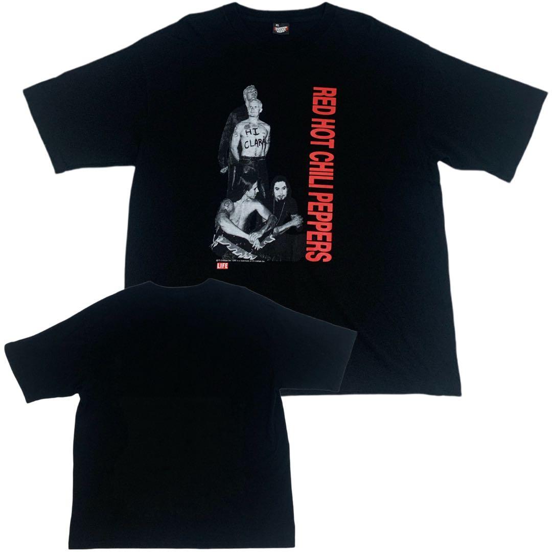 SCREEN STARS × LIFE レッドホットチリペッパーズ Tシャツ 黒
