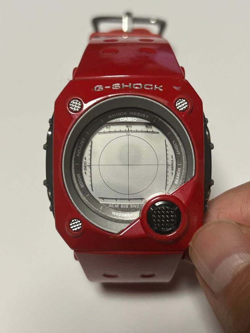 CASIO G-SHOCK デジタル腕時計 レッド　動作未確認