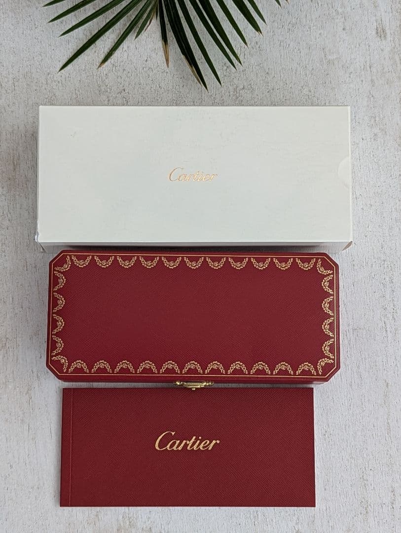Cartier カルティエ ボールペン空箱セットホワイト 外箱・内箱・冊子付き