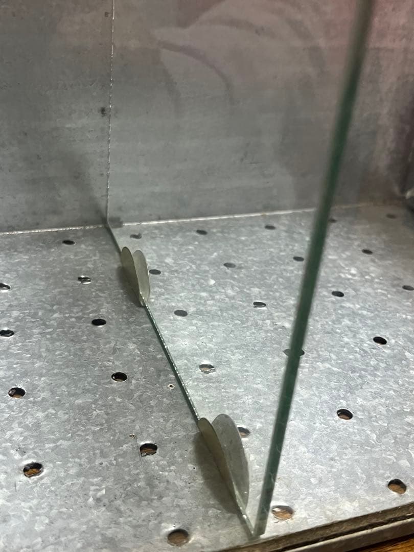 昭和レトロ　駄菓子ケース　ブリキ製ガラスケース　ディスプレイ