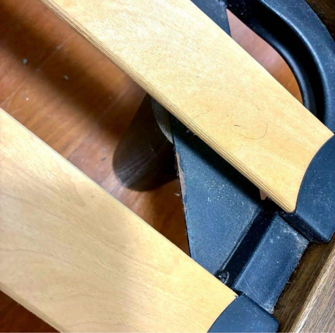 SALE！無印良品｜ダブルベッド　ダークブラウン　ウォールナット材　送料無料