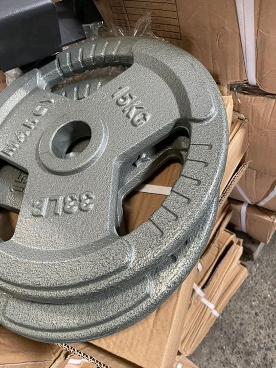 50mmアイアンプレート　15kg  6枚