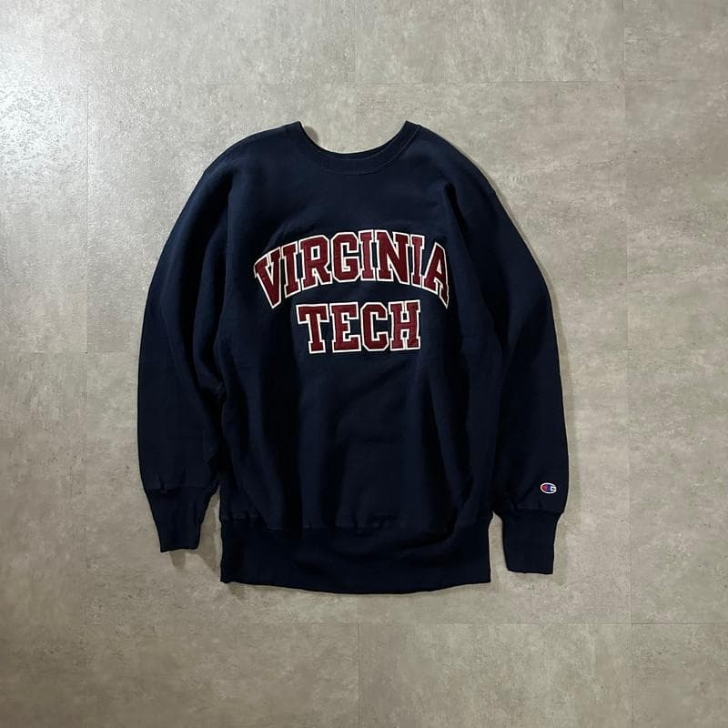 【美品】90s Championリバースウィーブ カレッジスウェットシャツ XL