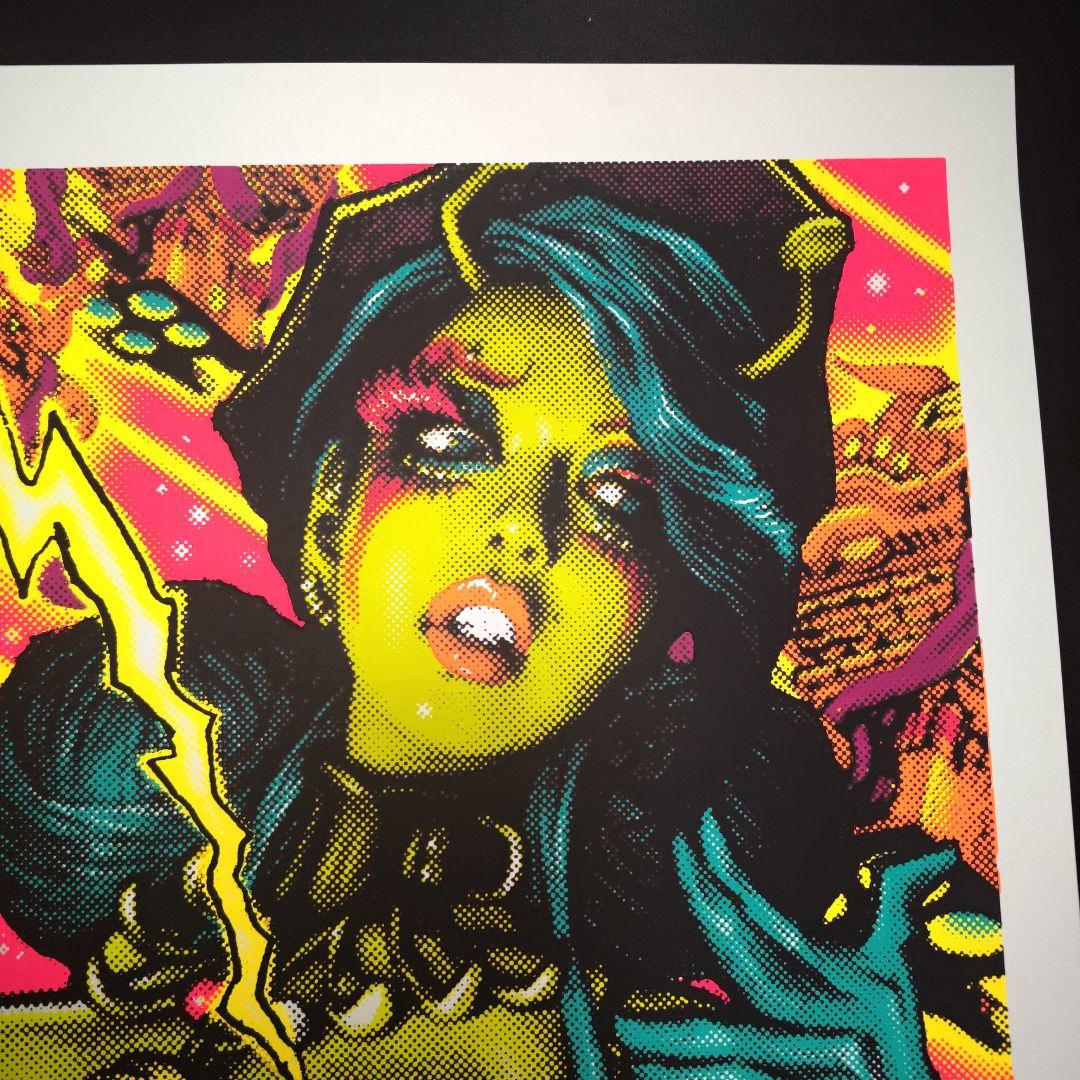 ロッキンジェリービーン Farplane Night シルクスクリーンポスター