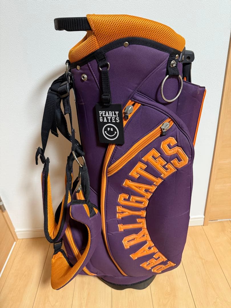 PEARLY GATES キャディバッグ レアカラー　パープル、オレンジ