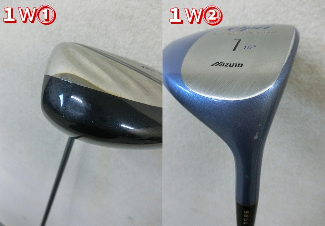 b687 初心者必見 ミズノ 等レディースゴルフクラブ８本セット※Ｄｒ２本入り