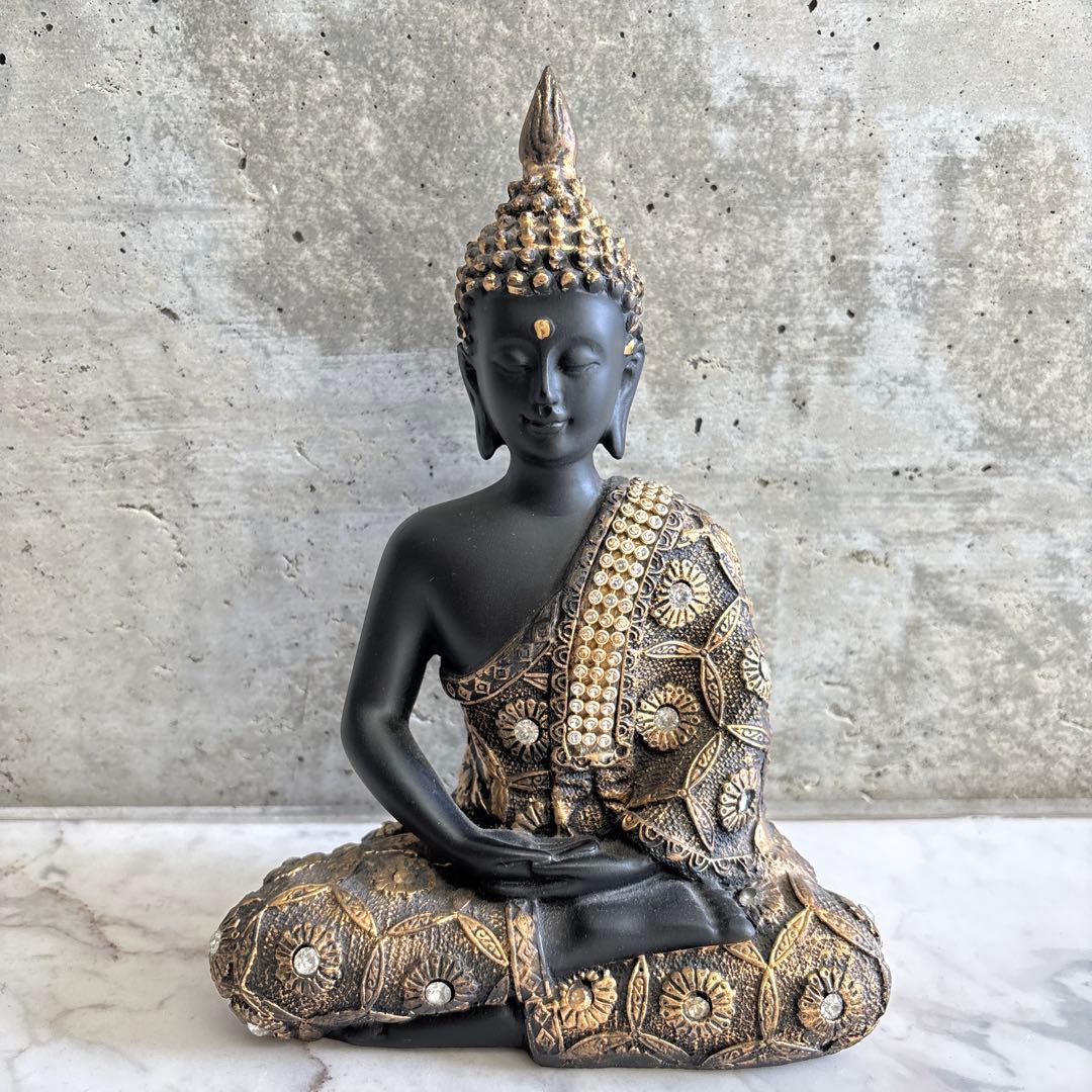 【インド仏教】装飾、仏像、置物、オブジェ、Made in India