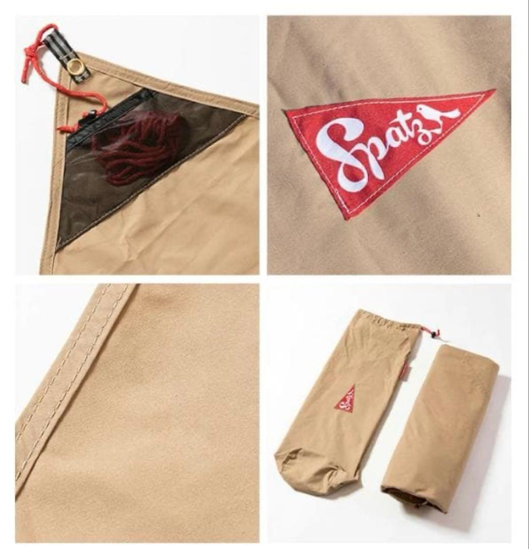 Spatz 新品 未使用タープ 350 タープテント ヘキサタープ tcタープ