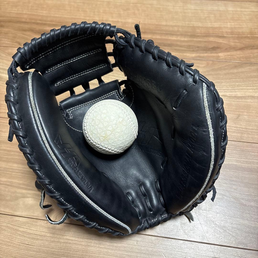 ハタケヤマ　キャッチャーミット　軟式　ジュニア用