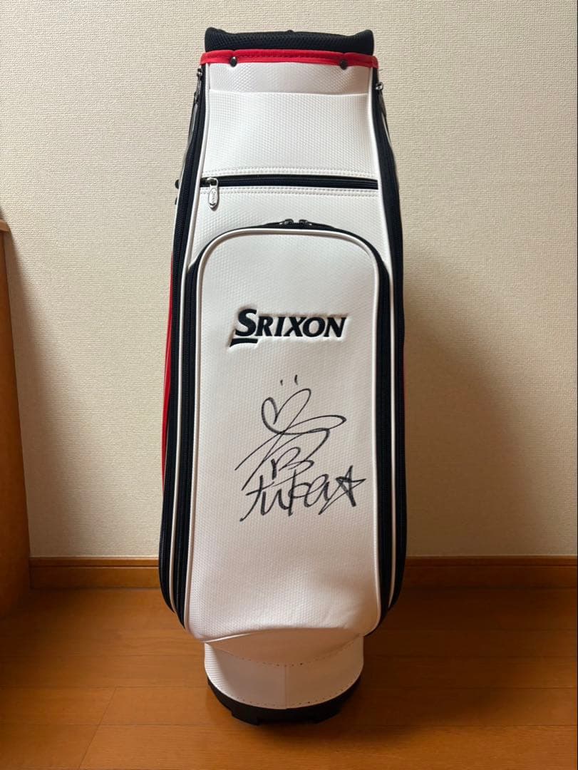 菅　楓華　Srixon キャディバッグ サイン入り