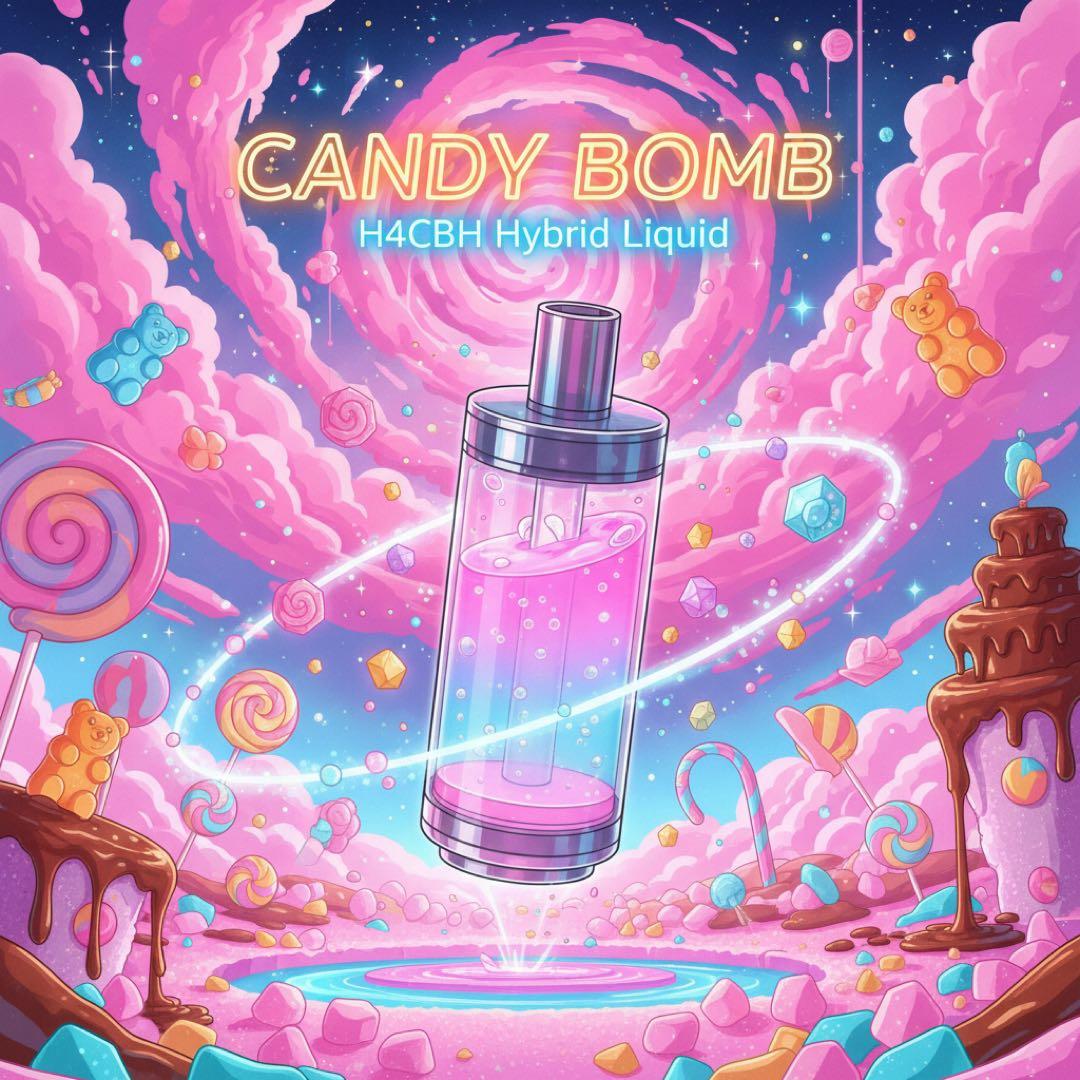 高濃度 H4CBH リキッド1ml -Candy Bomb-