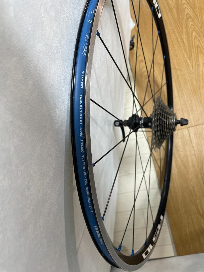 Y♢859 シマノ　ホイール前後輪セット WH-RS10　スプロケット付き