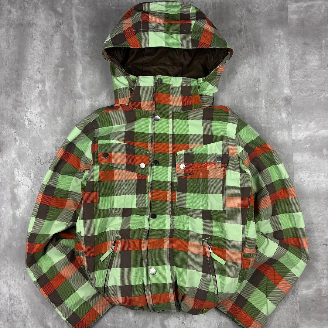BURTON “ SHELL JACKET”CHECK gorpcore