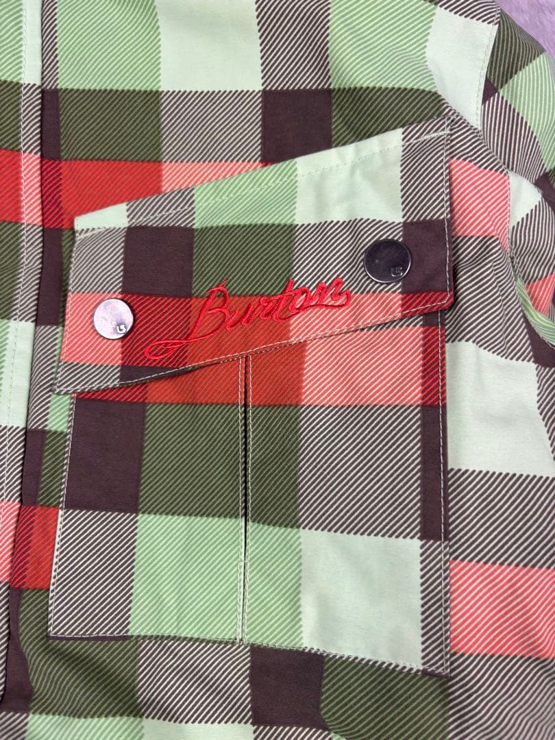 BURTON “ SHELL JACKET”CHECK gorpcore