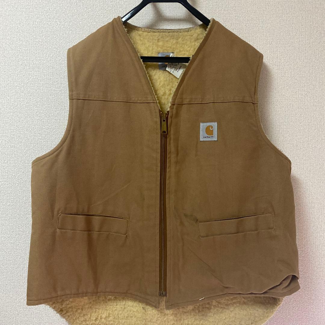 carhartt 裏起毛ベスト 1900年代ビンテージ　激レア