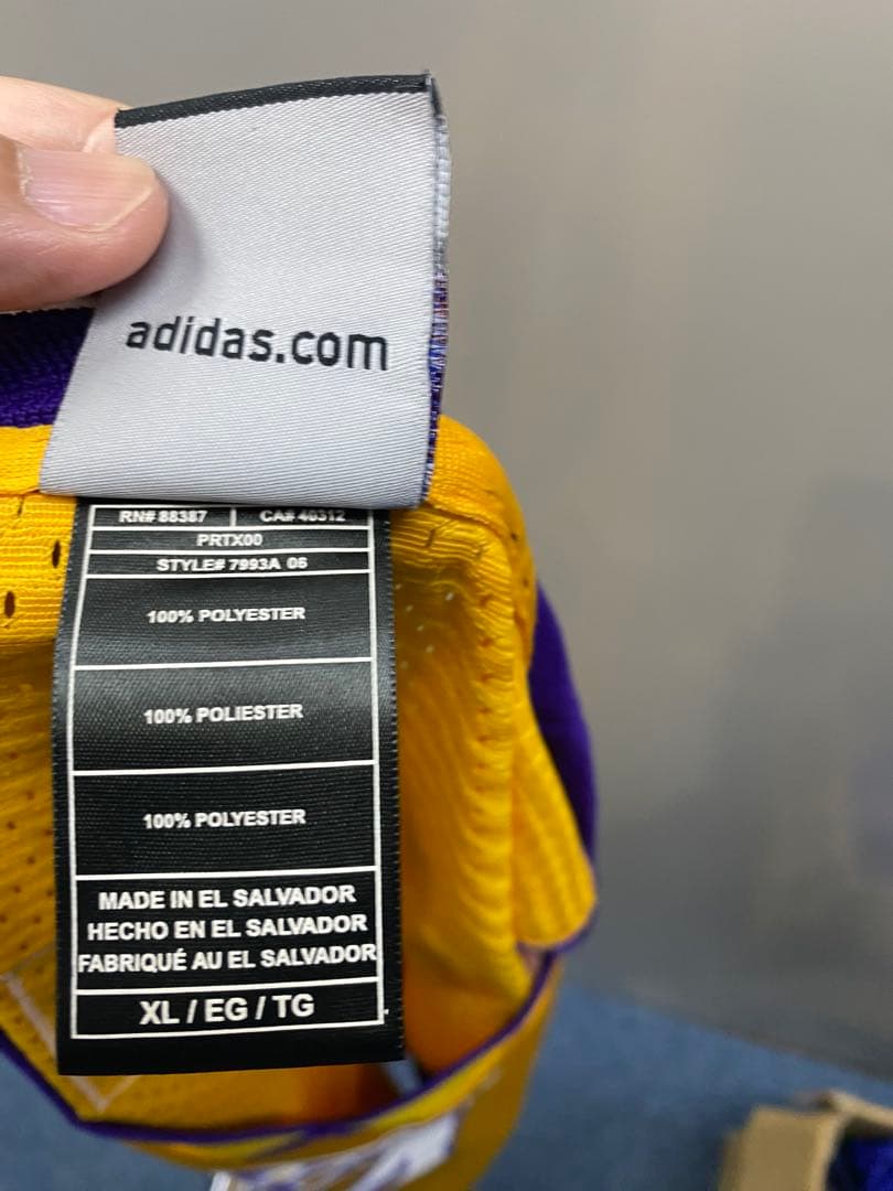 adidas アディダス NBA レイカーズ コービーブライアント ユニフォーム