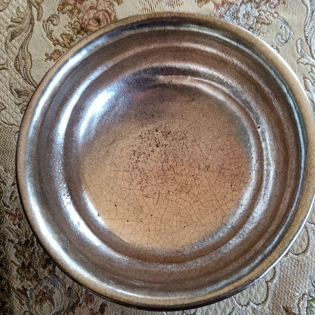 佐々木松楽作　赤楽茶碗