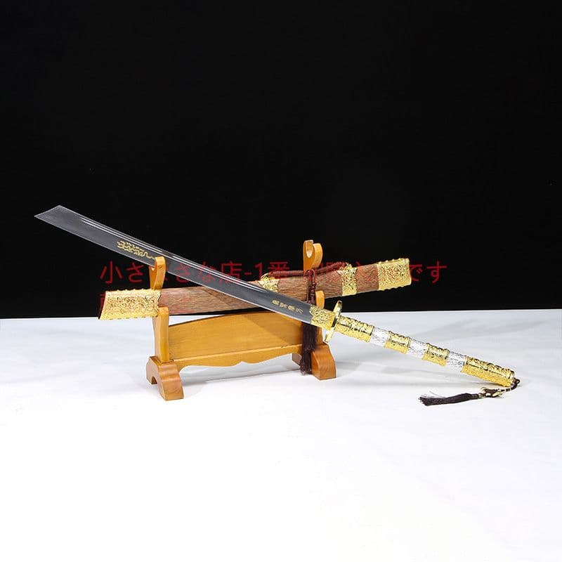 康熙戦刀模様鋼  古兵器 武具 刀装具 日本刀 模造刀 居合刀